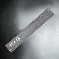 Заготовка для ножа из листовой стали 40х13 размеры: 200х40х3 мм.